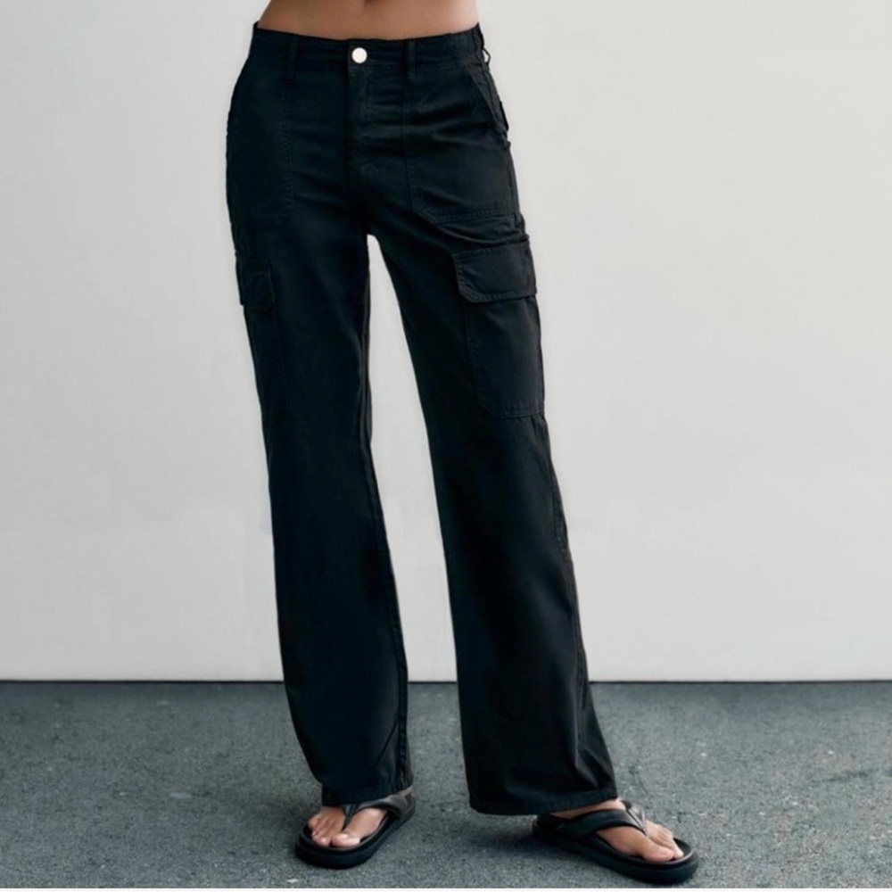 Zara Dark Charcoal Trousers